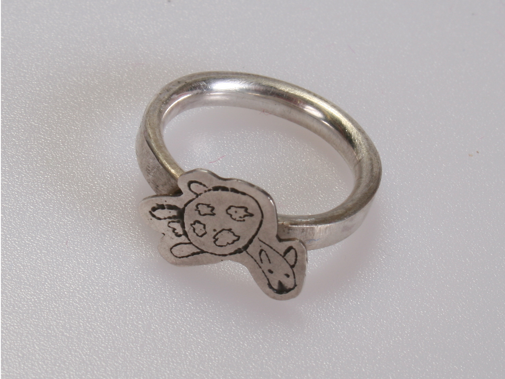 ring met koetje